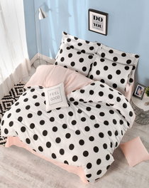 L'essentiel linge de maison Mixpuan - Blanco, Salmón, Doble